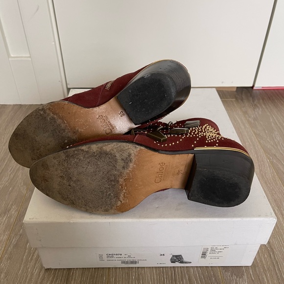 Chloe Suede Booties - Picture 4 of 5